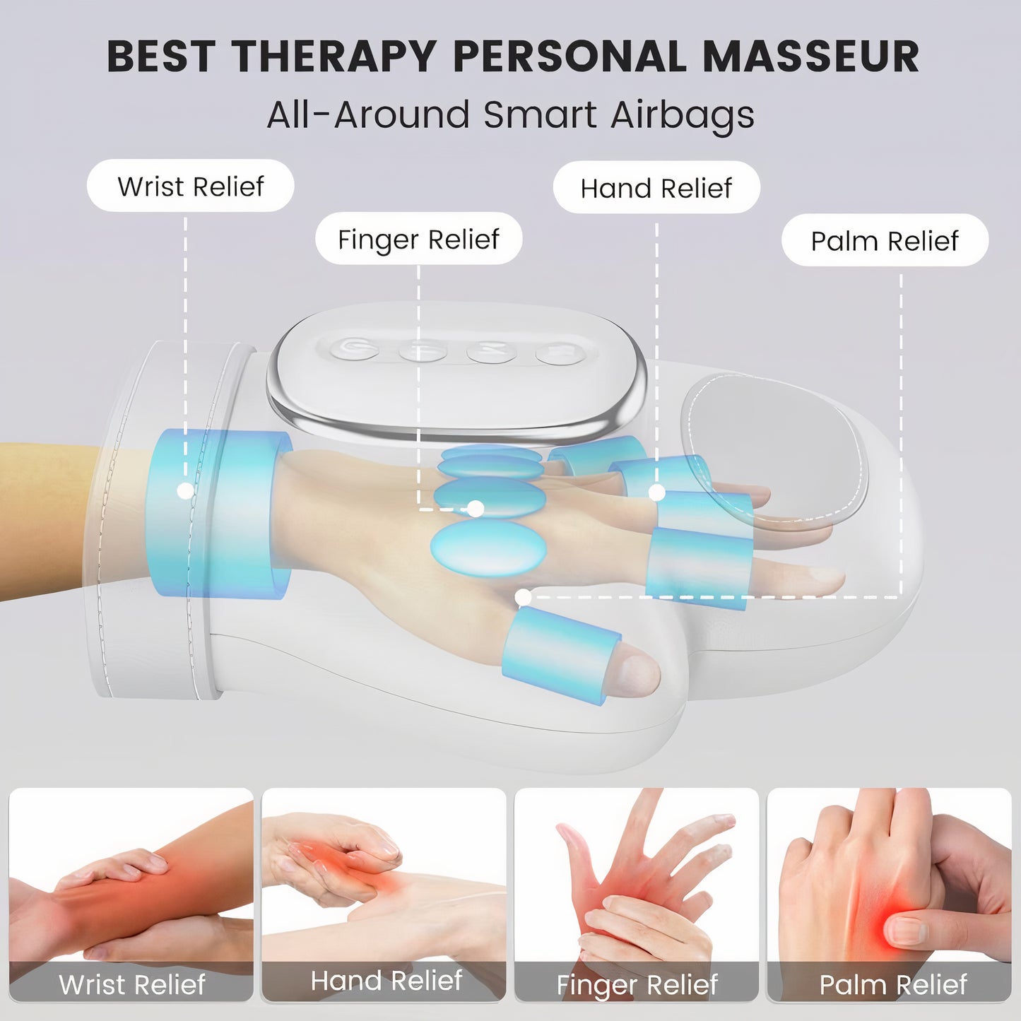 Sorell 3-in-1 Hand Therapy Massager
